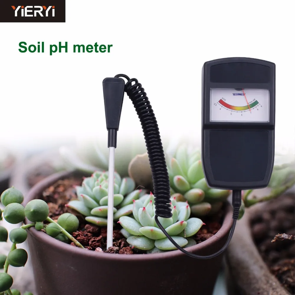 New Portable PH Tester Soil meter Detector Water Moisture Light Sensor