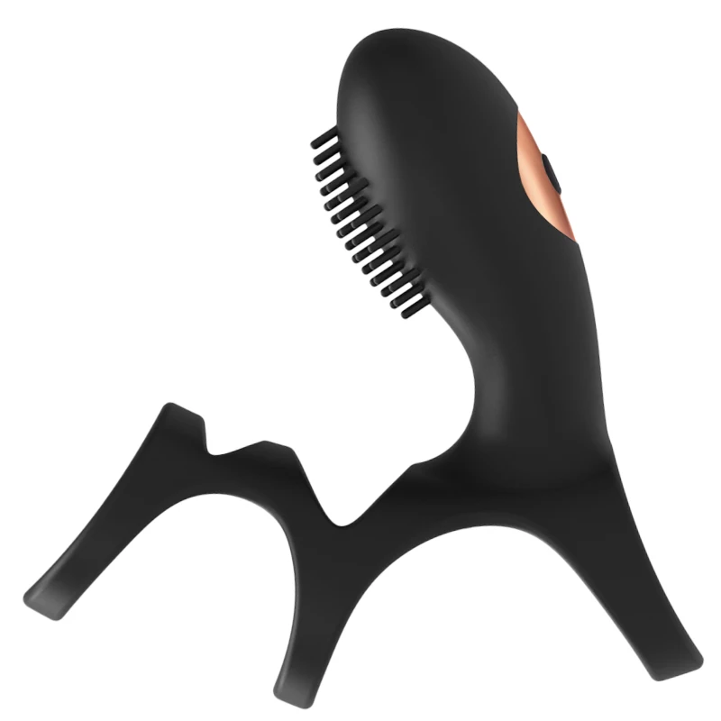 
Silicone Penis Ring Time-lapse Ejaculation Vibrator 10 Speed Vibration Sex Products Reuse Vibrating Cock Ring for Man Adult Toys 