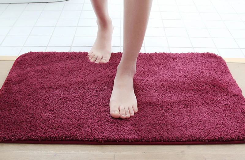 
Microfiber Knitted Bathroom Feet Drying Mat 