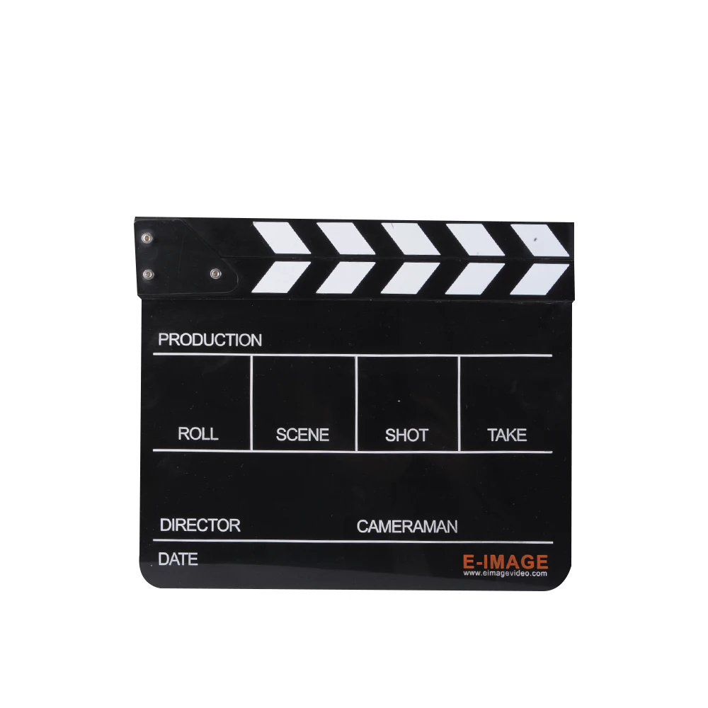 
E-IMAGE ECB-01Acrylic black colour acrylic movie photography clapper board 