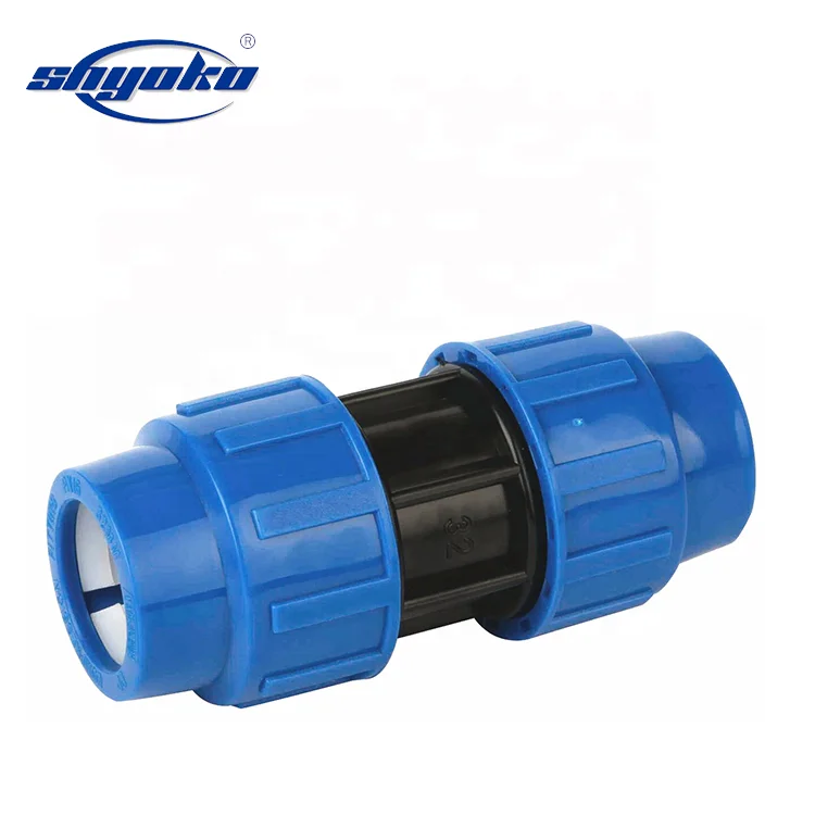 SHYOKO PE pipe PP compression fitting for irrigation PP  fittings  irrigation fittings