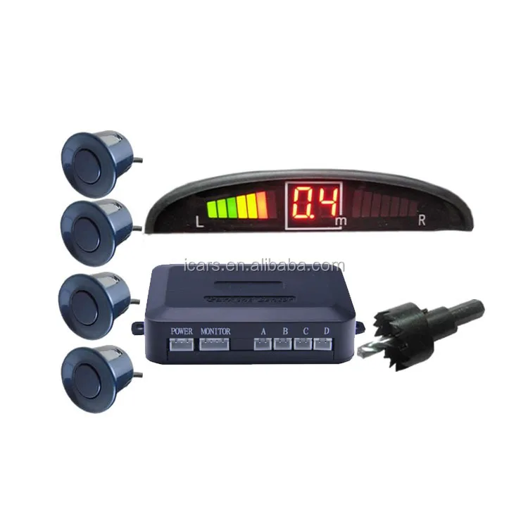 quality good price 4/6/8 sensors 22.5mm sensor size buzzer reverse Aid parking sensor system for car