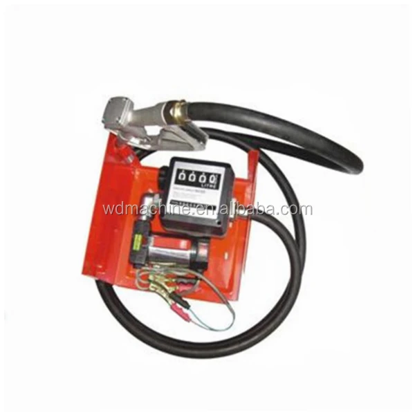 DC12V Electric fuel oil transfer pump,diesel pump with flowmeter,oil pump assembly