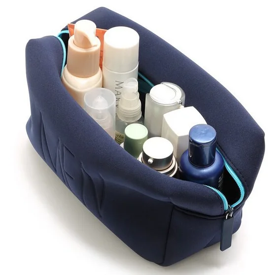 Fashion custom neoprene bag cosmetic make up makeup bag manufacturer China