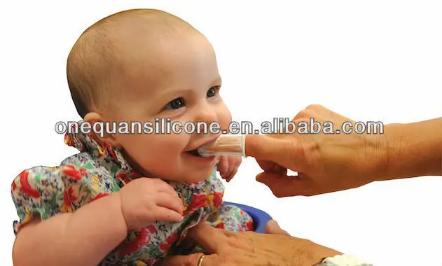 творческий продукт младенца fda силиконовые ребенку зубную щетку зубную щетку пальцем