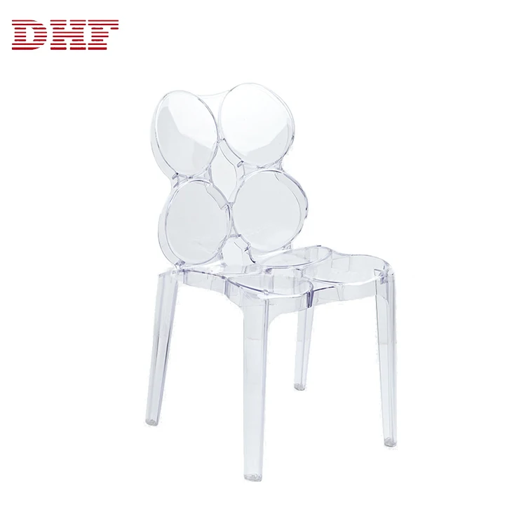 DHF Furniture New Product Restaurant PC Chairs Transparent Wedding Chairs Sale