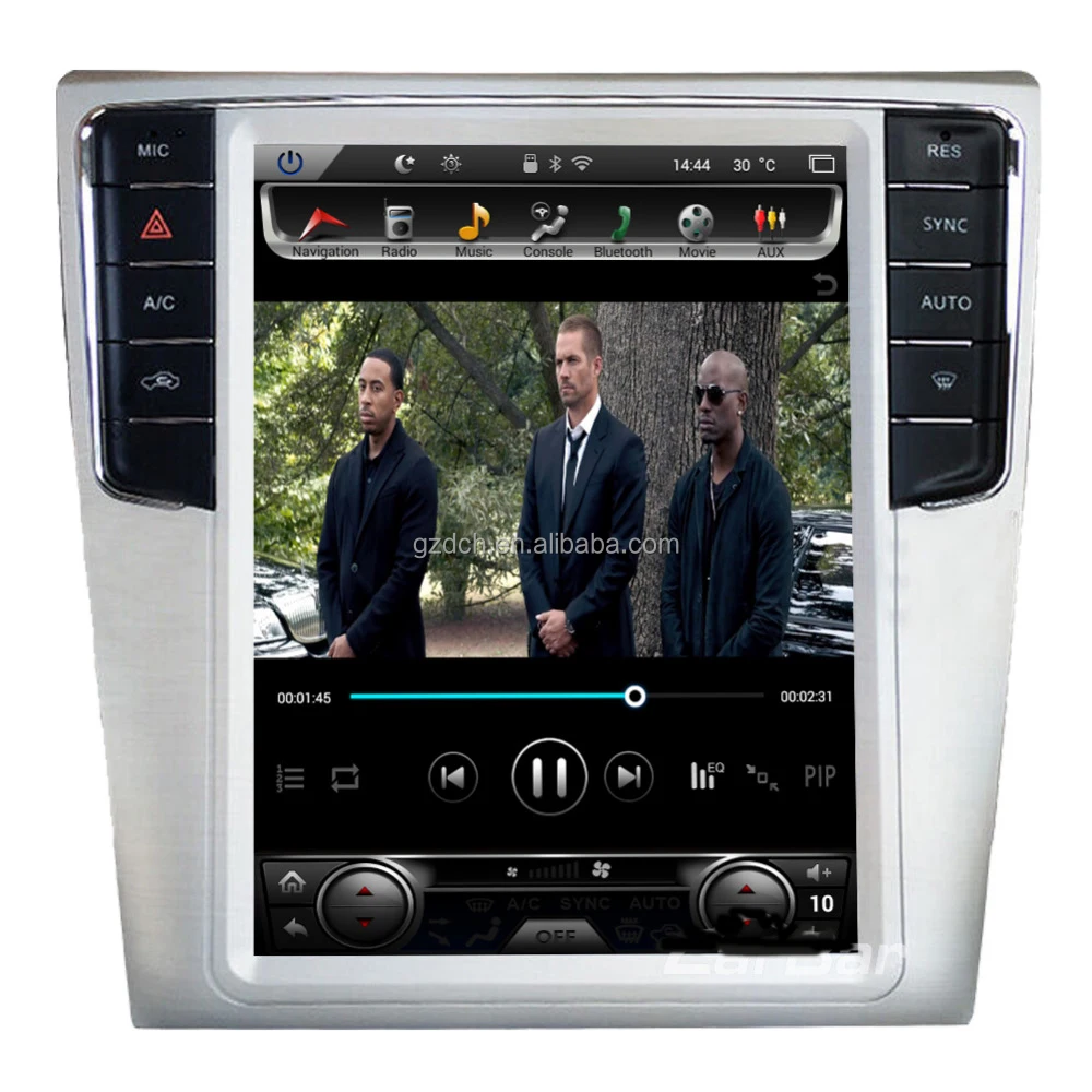 10.4 inch android car dvd player for Volkswagen  Magotan CC touch screen vertical screen gps navigation stereo radio audio dsp