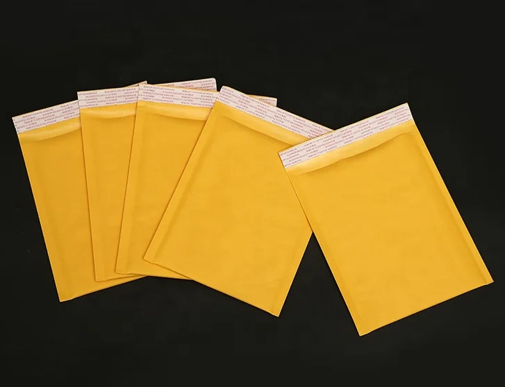 Factory price Kraft Paper poly mailer bubble  Envelopes customer design  packaging