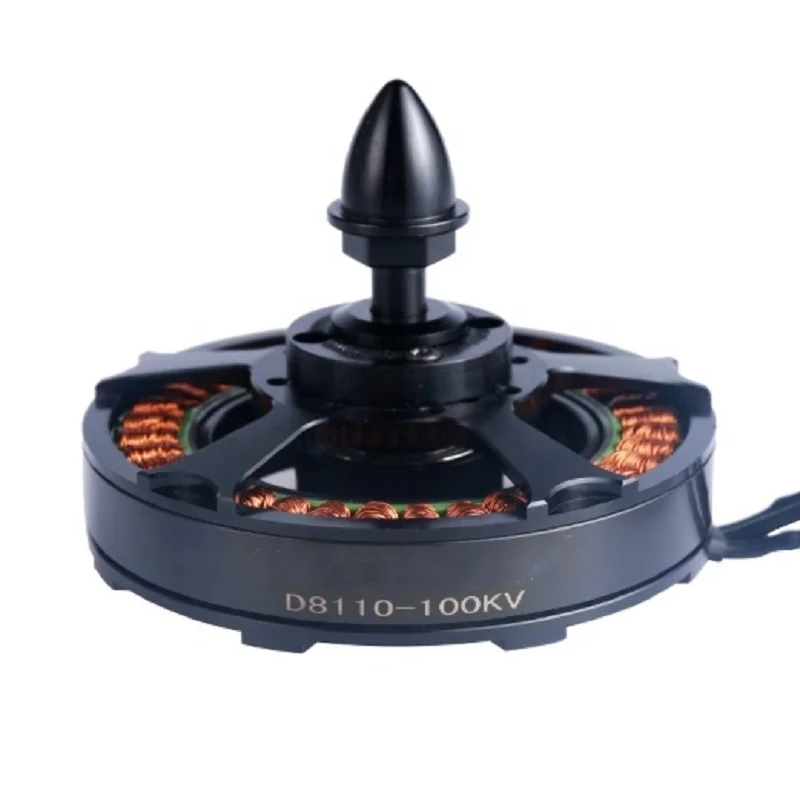 8110 Agricultural aircraft parts heavy lift 100kv rc brushless dc drone motor high power