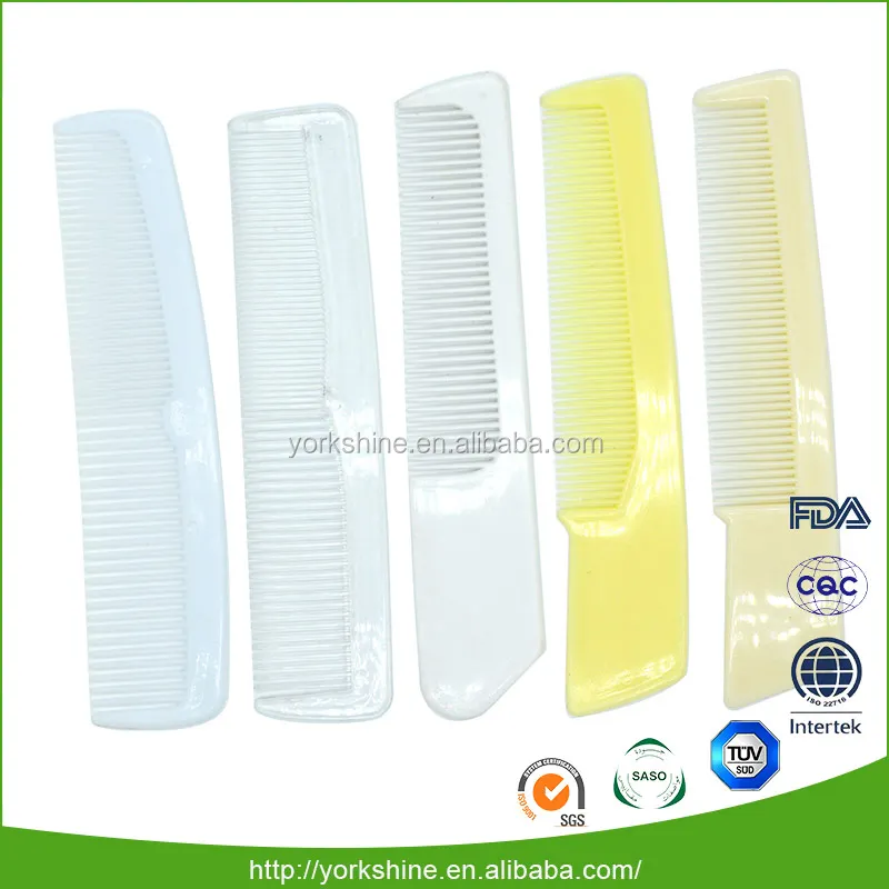 Chinese manufacture supply factory price cheap wholesale hotel plastic hair comb