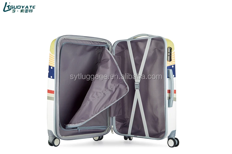 The soyat brand luggage, white design box, strong and durable suitcase.