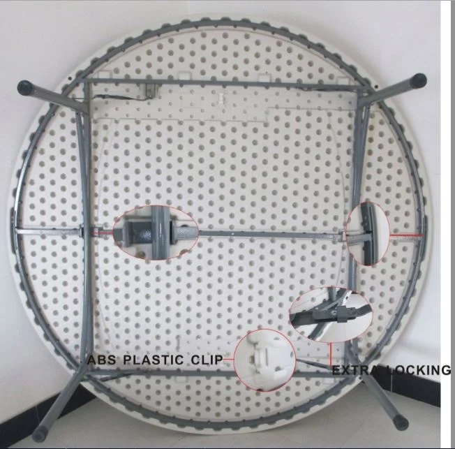 HDPE molding plastic round banquet table