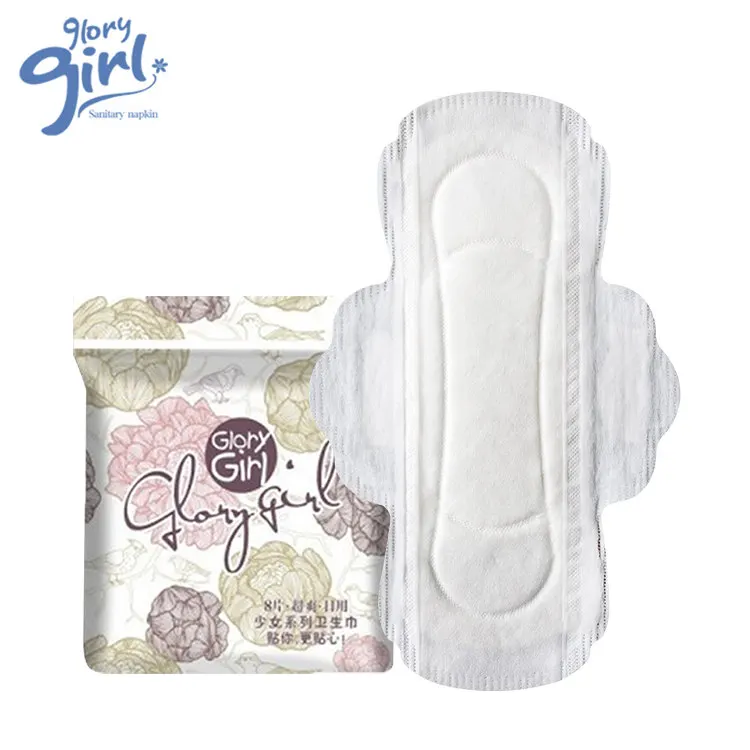 Feminine Hygiene Products Organic Cotton Biodegradable  Factory Export Cheap Sanitary Napkin