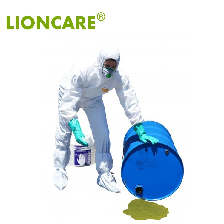 
Disposable coverall Type3 Chemical Suit 