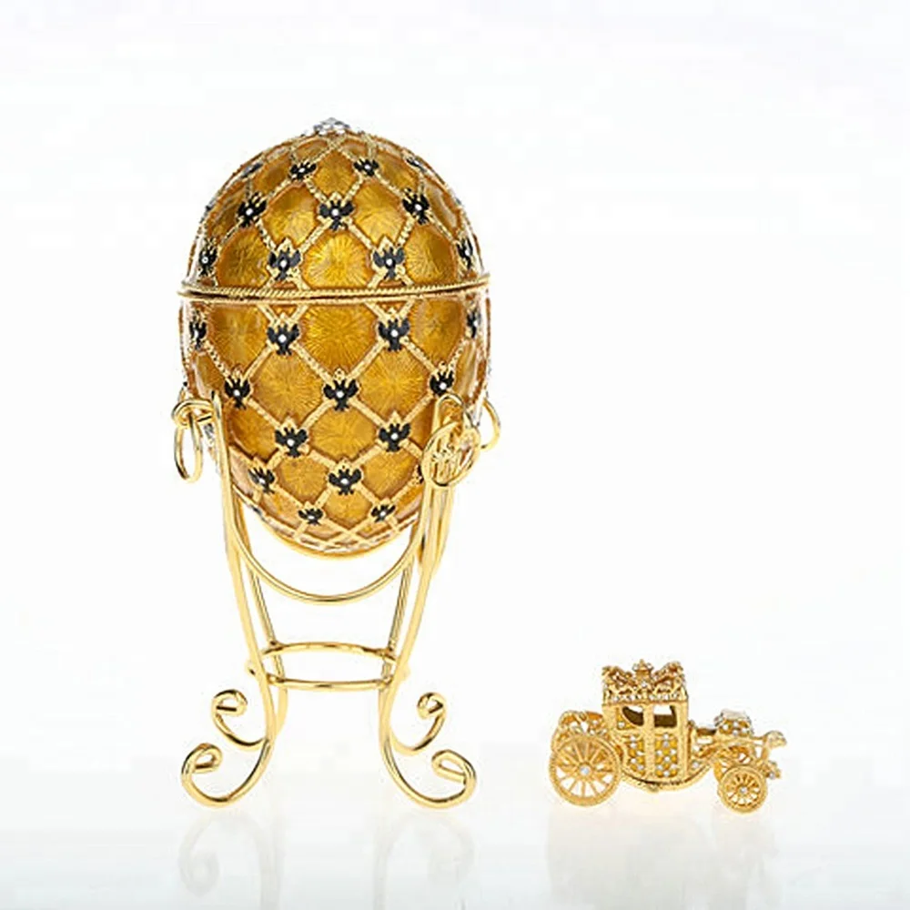 Coronation Egg Box Faberge Egg Jewelry Boxes/Trinket Boxes Classic Design