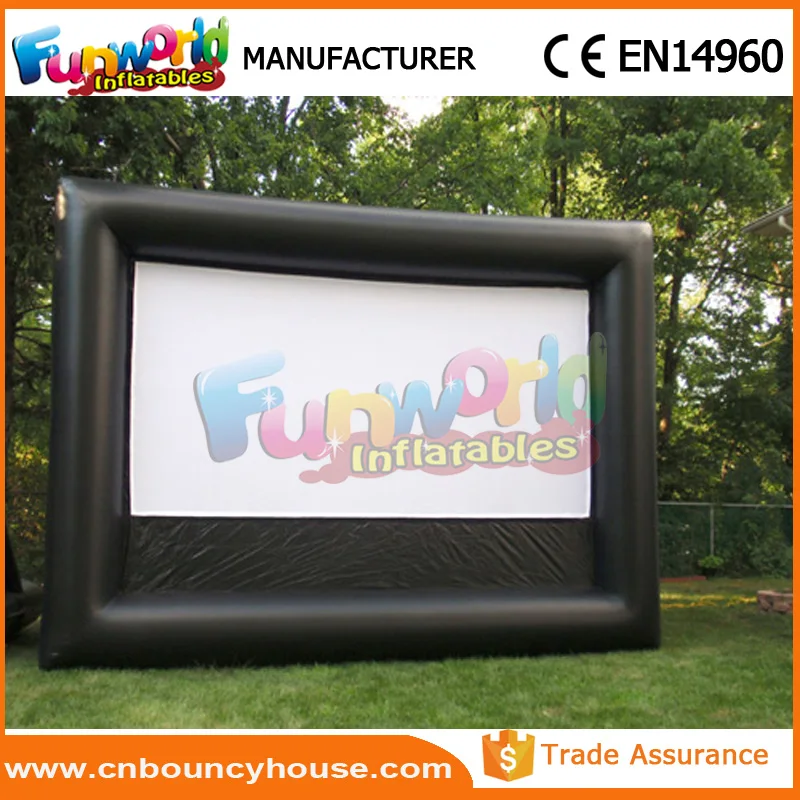Portable inflatable billboards advertising cinema screen inflatable movie screen