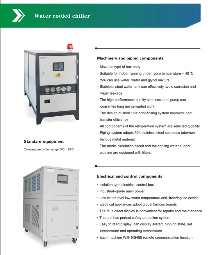 CE Quality Water Chiller Air Cooled Chiller Industrial Chiller for Sale