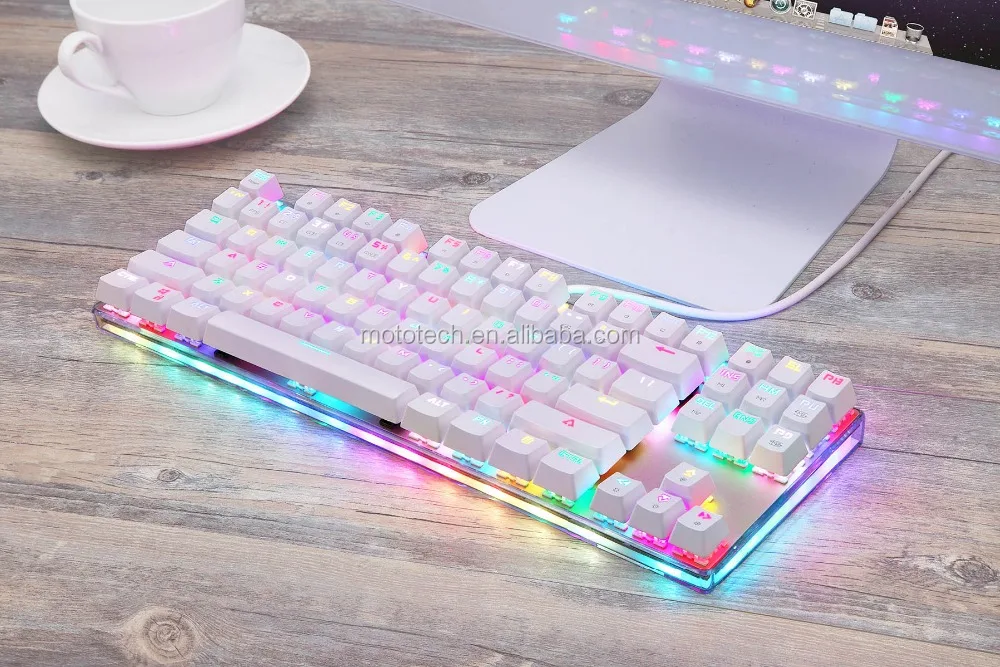 MotoSpeed K87s Colorful Illuminated Backlight Usb Wired Gaming Backlit Keyboard