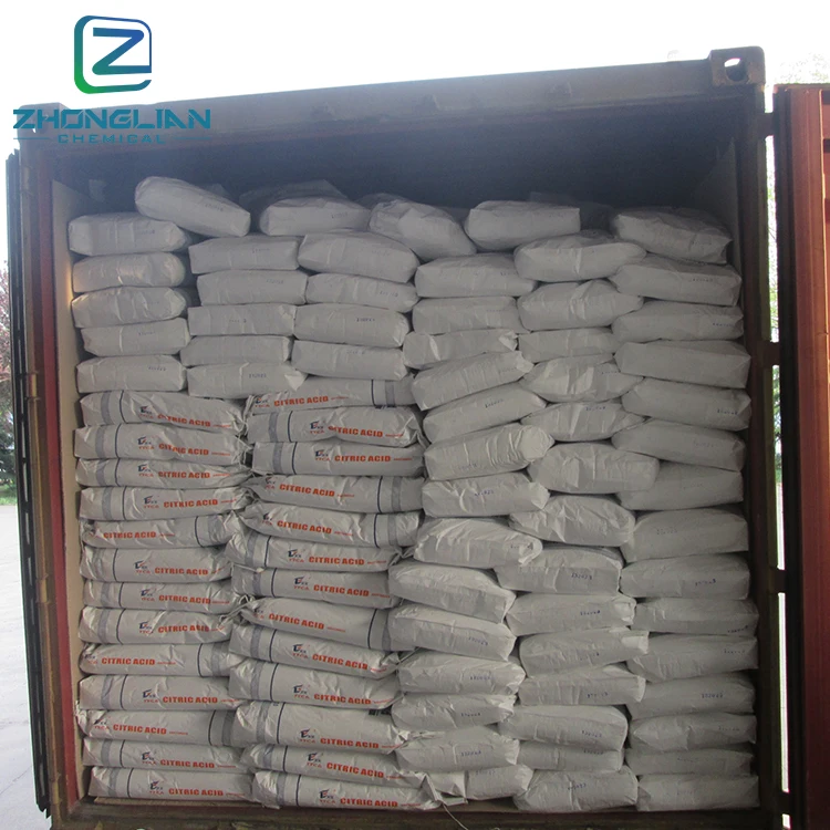 
Food additives uses food grade bp98 citric acid monohydrate 