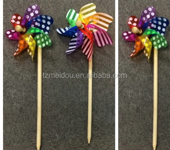 High quality Artificial wedding flower windmill garden decoration