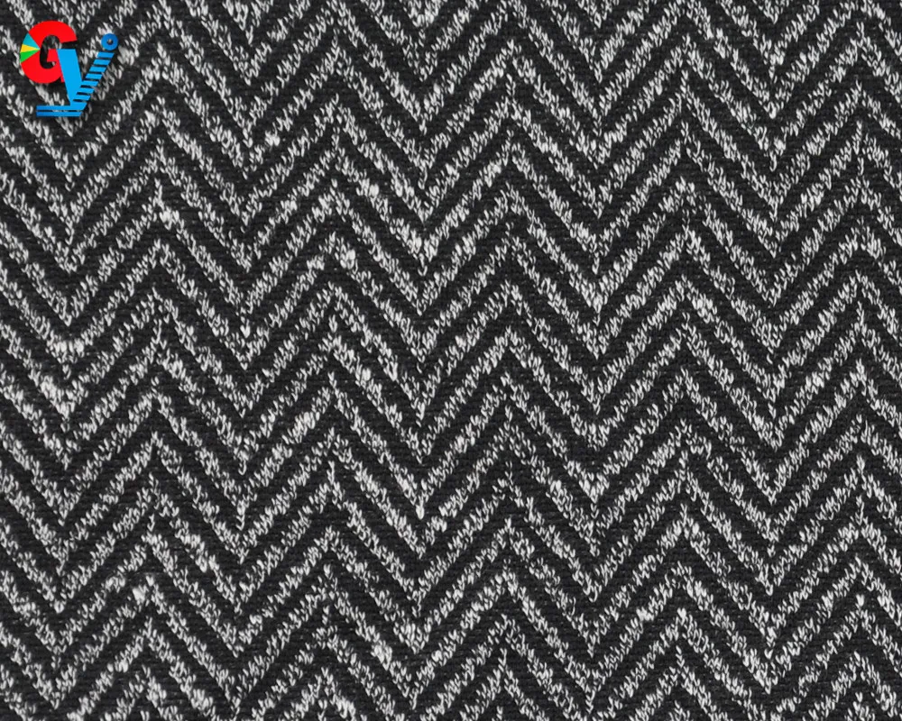 woven herringbone jacquard knitting  fabric