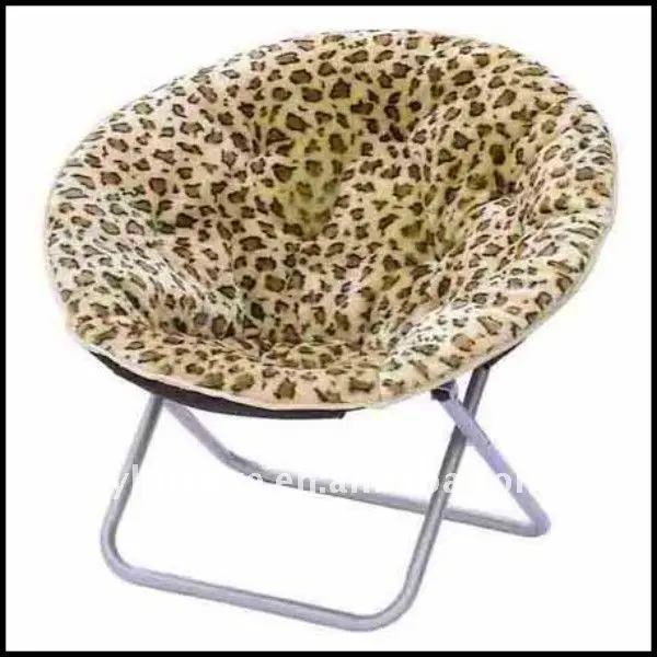 2016 new arrive cheap metal folding chairs round moon chair folding chair