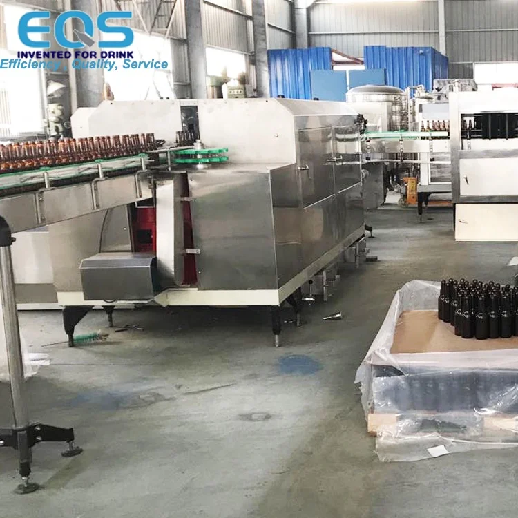 
Automatic Linear Type Recycle Glass Bottle Washing Machine 