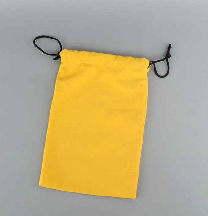 Пакеты из переработанного холста на шнурке для упаковки риса