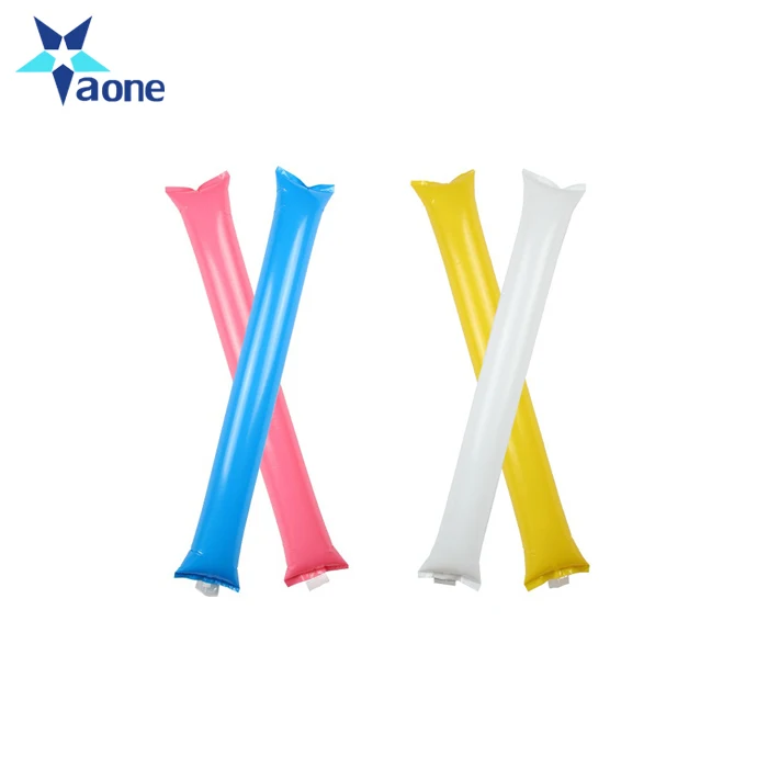 
Cheap custom promotional printed inflatable cheering sticks 