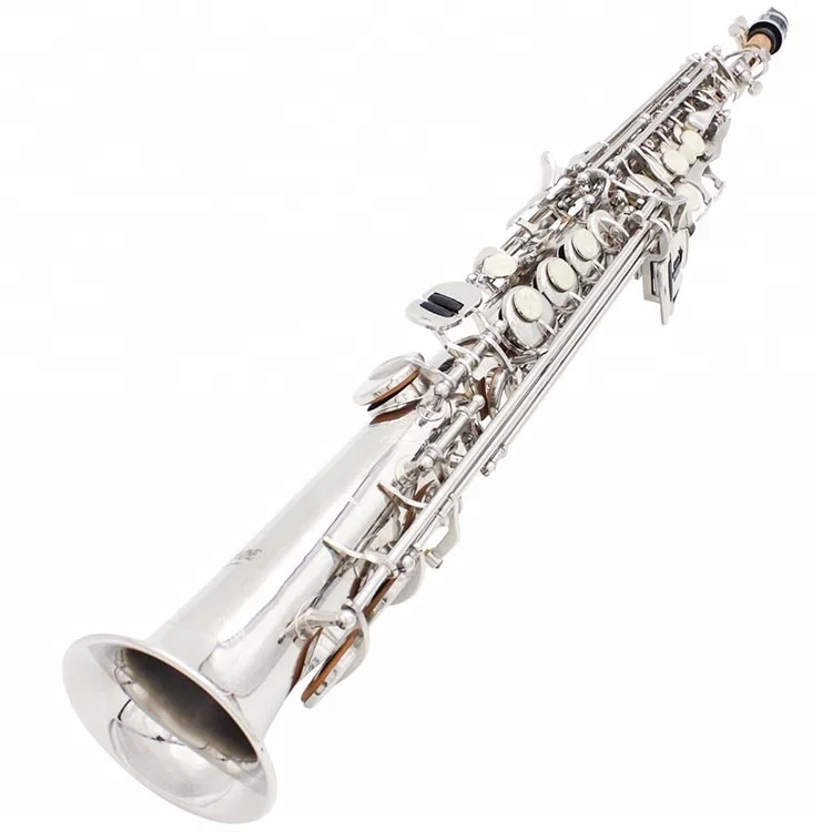 
Accept OEM Dasheng Music DSSS-711S Chinese Cheap Wind Instrument Silver Soprano Stright Saxophone 