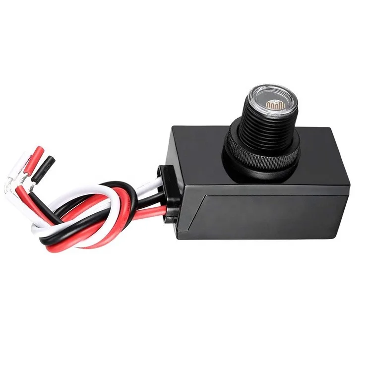 AC120-277V Outdoor Hard-Wired Post Eye Light Control with Photocell Light Sensor