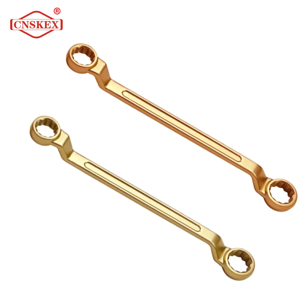 non sparking tools ring end double side spanner in beryllium copper aluminum bronze