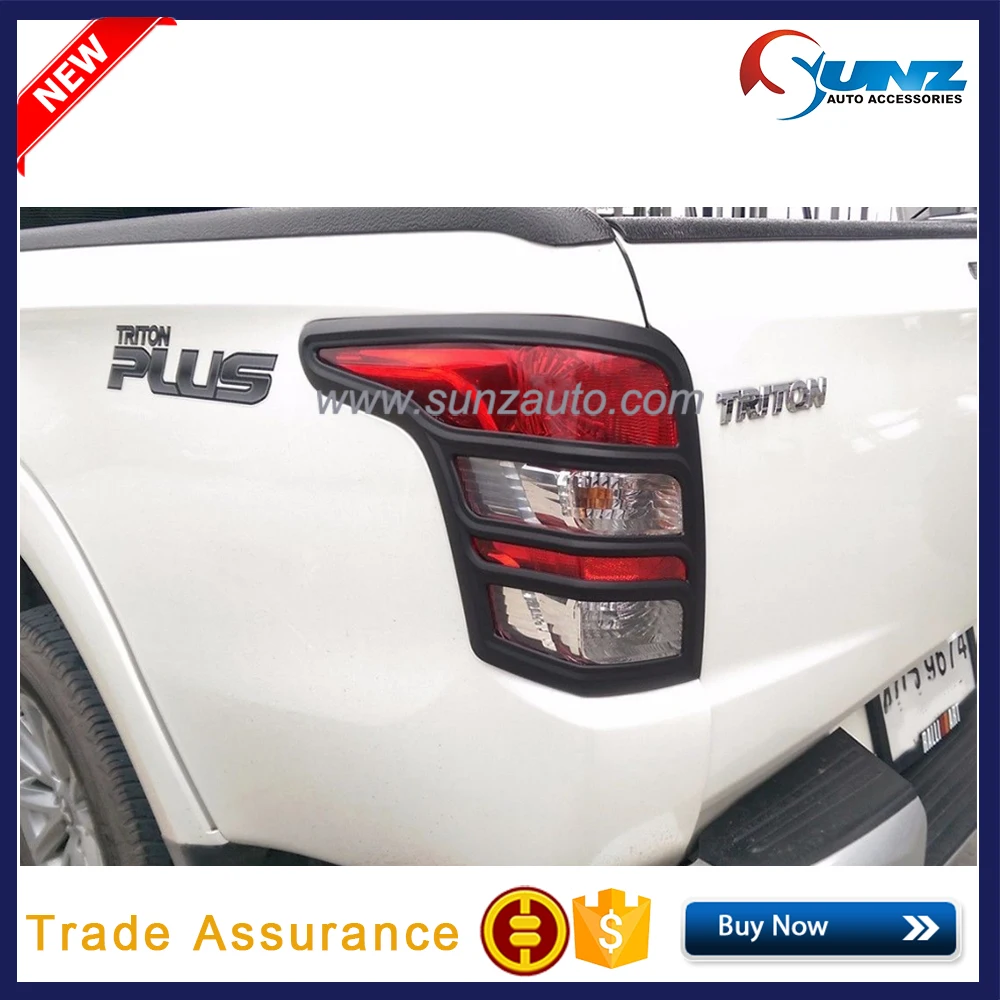YCSUNZ Tail Light Cover For Mitsubishi Triton L200 2015 2016 2017 ABS Matte Black Rear Light Cover