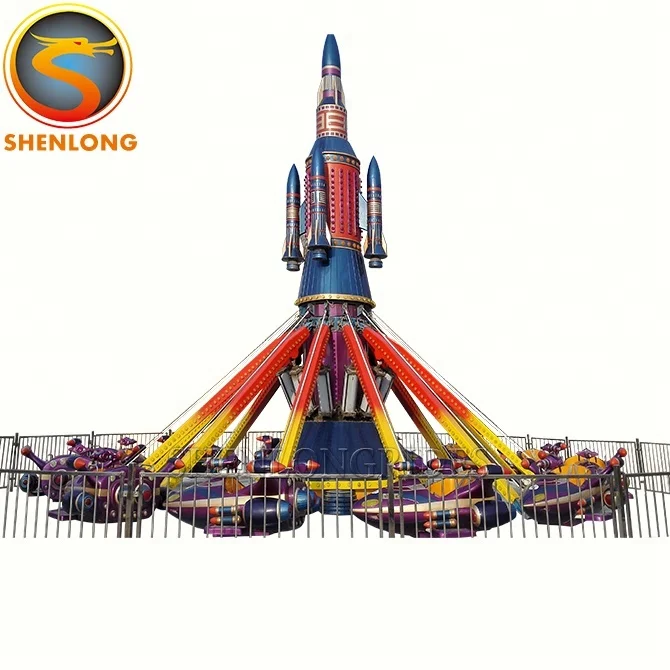 Shenlong Theme Park And Night Park Popular Attraction Amusement Self Control Plane Ride