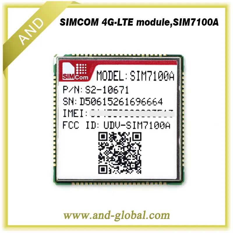 Quad-Band B2/B4/B5/B17 LTE-FDD SIMCOM 4 Г SIM7100A Модуль