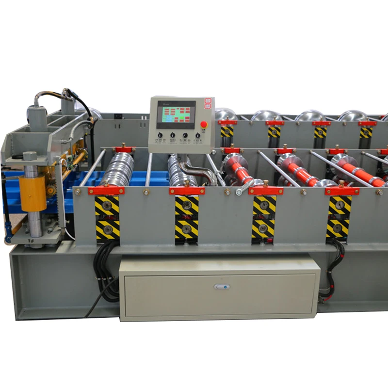 
PBR Roof Pan Panel Roll Former, R Roof & Wall Panel Roll Forming Machine with Rib 