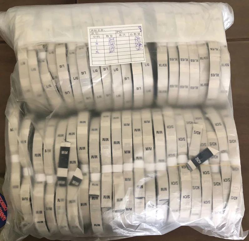 Factory Directly Produces Jacquard  Name Logo Cheap  Wash Care Labels and Hem Tags for Clothes