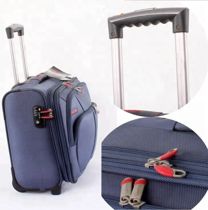 16 Inch Designer Small Flight Suitcase Business Travel Trolley Cabin Carry-on Soft Roller Bag Spinner Laptop Case With Wheels