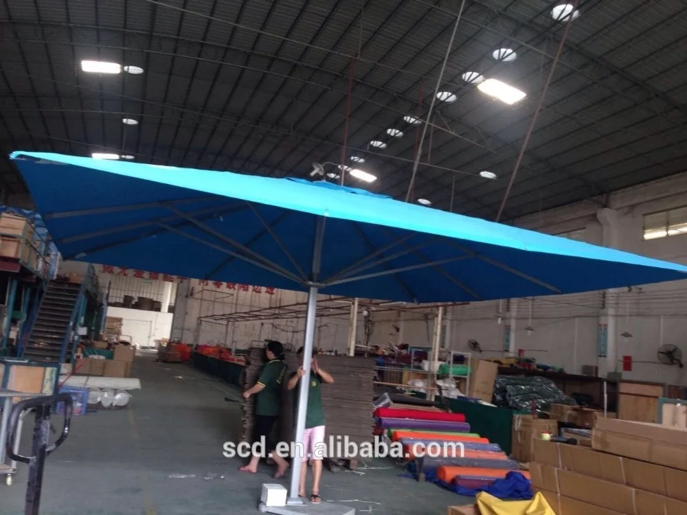 Высококачественный классический водонепроницаемый открытый большой зонтик 5*5 м