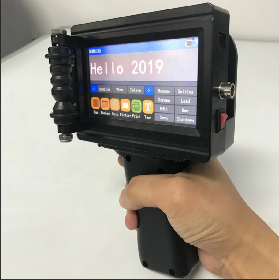 
High definition touch screen eco solvent hand printer Smart ebs hand jet printer 