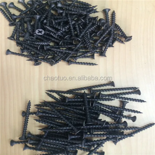 
China factory produce black MDF screw drywall screw gypsum screw with low price 