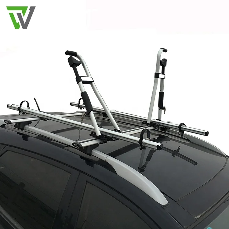 Cycle Bike Carrier Roof Mounted Aluminium Box Silver Aluminum WV Bicycle Roof Mount Car 7 Days Custom Logo Accepted 14.4*63*27cm