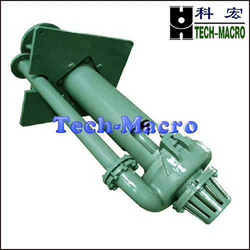 
Metal lined corrosive vertical sump pump, submersible centrifugal pump for mineral processing 
