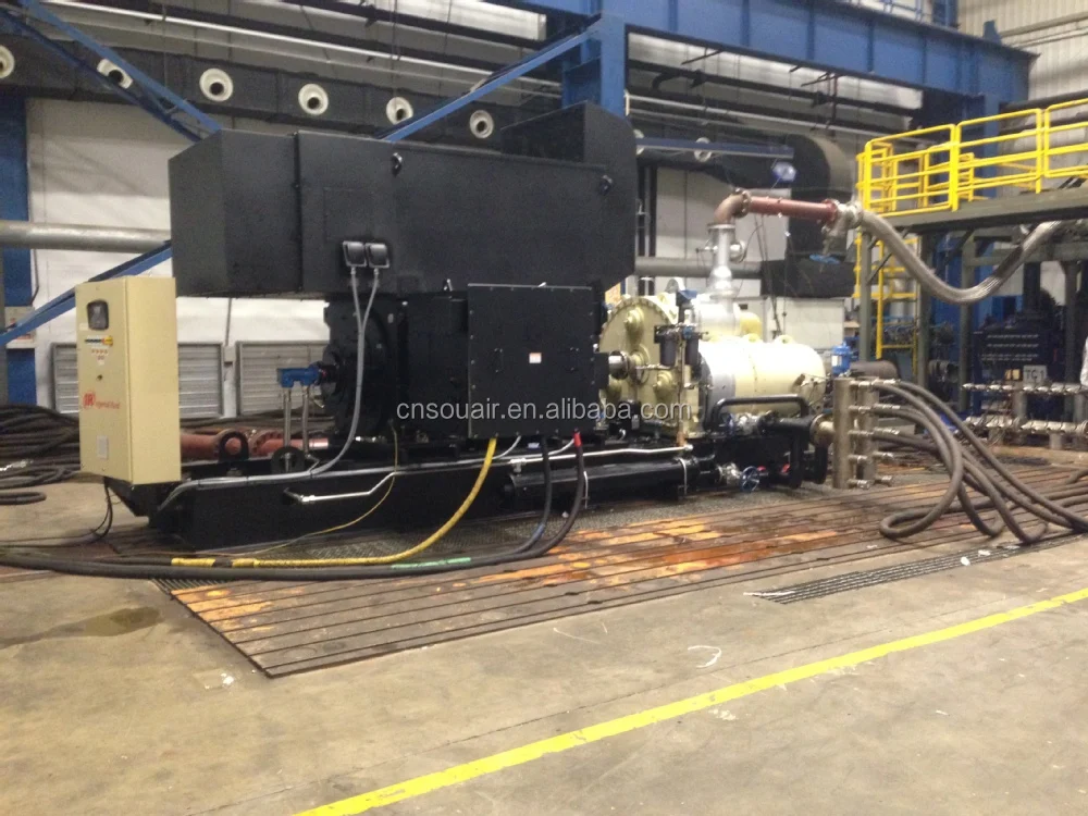 Ingersoll-Rand Centrifugal Air Compressor Standard Pressure (1500-2350cfm 3-10.3 barg / 14-150 psig) Oil free compressor 10bar