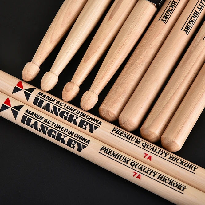 Custom Natural 7A Drumsticks Hickory