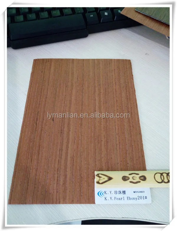 Черный эбеновый шпон/эбеновый шпон macassar/инженерный деревянный шпон для дверной облицовки