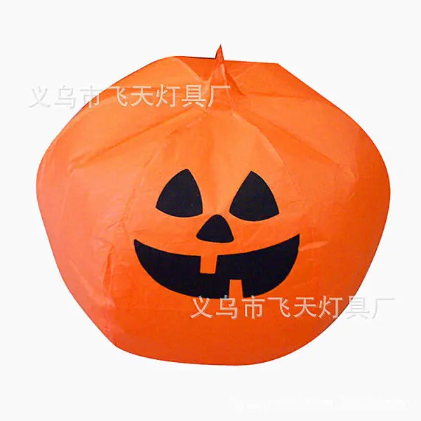эко- дружественных огнезащитный китайский бумаги небом фонарь с тыквой форму