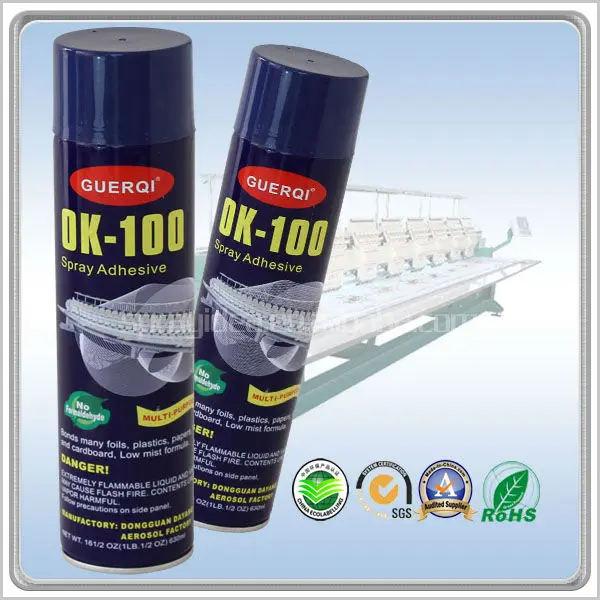 2014 горячий продавать guerqi ok-100 ткань клеем клей binder для текстильной