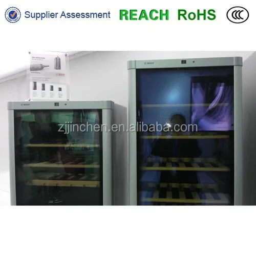 
Zhejiang factory wine chiller glass door 