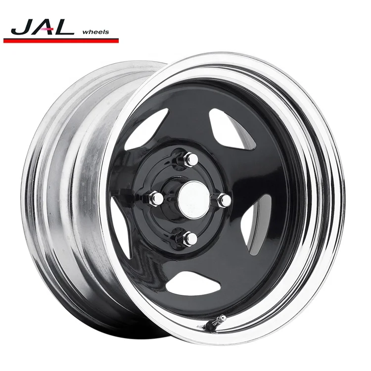 Star Style Black Chrome Steel 4x4 Rim Wheel for Car with DOT Certificate